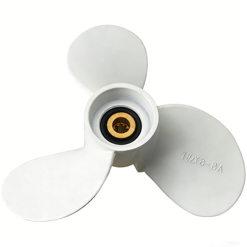 Boat Aluminum Alloy Propeller 7 1/2x8-BA for Yamaha 4hp 5hp 6hp 6E0-45941-01-EL 7.5x8